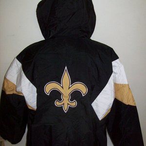 NEW ORLEANS SAINTS STARTER NFL Hooded Jacket 3X